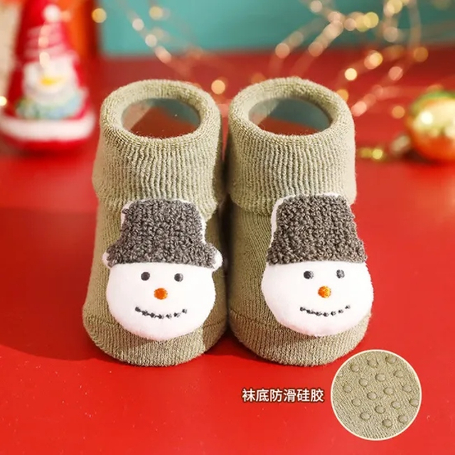 Christmas Cartoon Non Slip Baby Floor Socks