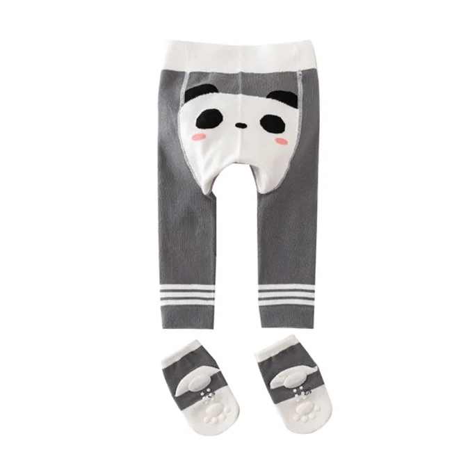 Unisex Baby Kids Children Wholesale Cotton Crawling Non Slip Leggings Socks