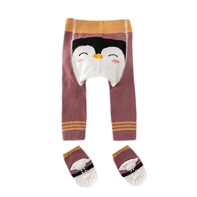 Unisex Children Baby Kids Cotton Wholesale Non Slip Crawling Leggings Socks