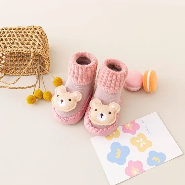 Soft Wrist Foot Rattles Animal Rattles Foot Finder Puppy Baby Socks
