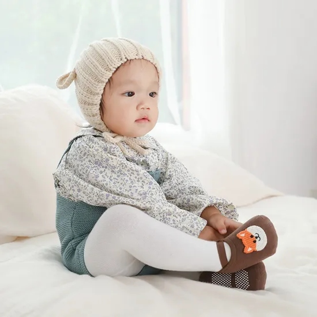 Autumn&Winter Thickened Floor Socks Children′s Cartoon Accessories Binding Non Slip Learning Baby Shoes Slipper Kids Socks