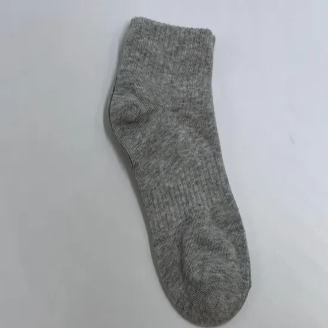 Unisex Custom Baby Children Kids Wholesale Novelty Cotton Short Ankle Plain Arch Sport Socks