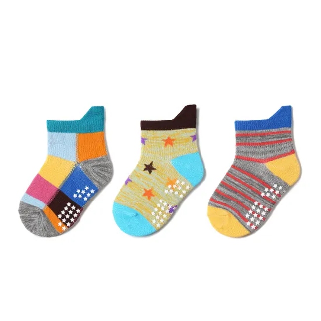 Low Price Unisex Children Baby Kids Cotton Wholesale Novelty Short Non Slip Socks