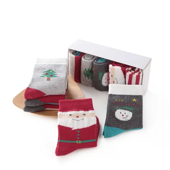 Ankle Christmas Customized Children Festival Cotton Baby Quarter Socks