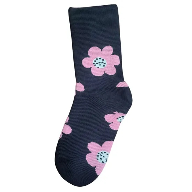 Custom Cartoon Thick Winter Bamboo Organic Cotton Fashion Non Slip Baby Kids Socks