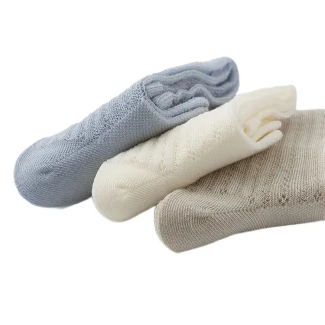 Wholesale Large Quantity OEM ODM Custom Pattern Soft Breathable Cute Knee High Baby Socks