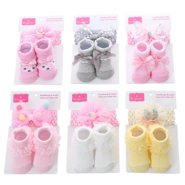 Non Skid Anti Slip Cotton Dress Crew Grips for Baby Infant Toddler Kids Girls Sock