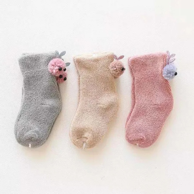 Multi Color Unisex Baby Kids Custom Wholesale Cotton Novelty Plush Toy Socks