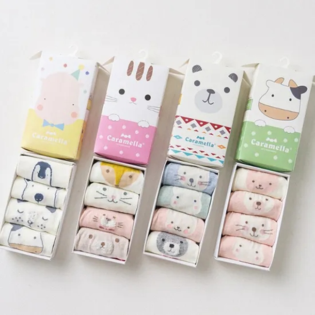 High Quality Custom Design Cheap Cute Animal Pairs Box Set Cotton Baby Socks