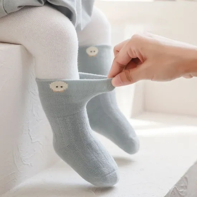 Baby Cute Organic Cotton Tag Free Softy Short Breathable Seamless Socks