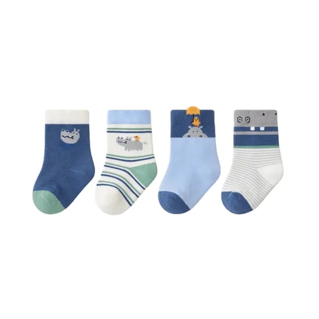 Anti Bacterial Breathable Skin Friendly Babies Fashion Lovely Cute Cotton Ankle Crew Soft Little Sock