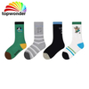 Customize All Designs of Cotton Knee High Sock, Striped Sock with Embroidery Logos in Many Colors, Sizes and Material