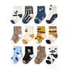 Best Seller Cotton Cartoon Animal New Born Anti Slip Baby Kids Socks