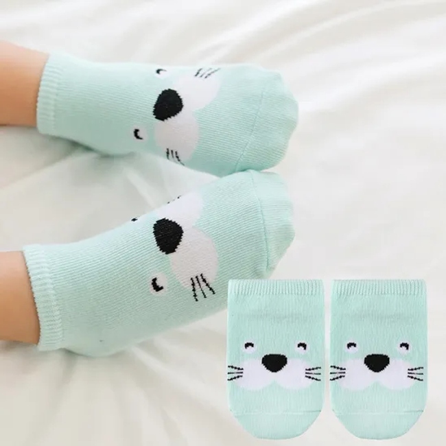 Unisex Wholesale Custom Children Baby Kids Cotton Non Slip Short Socks
