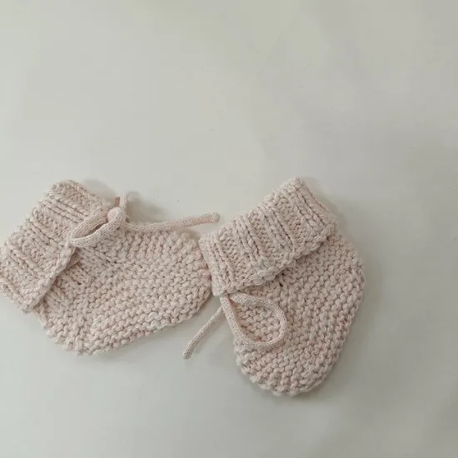 Wholesale Knitted Baby Booties Newborn Cotton Infant Socks.