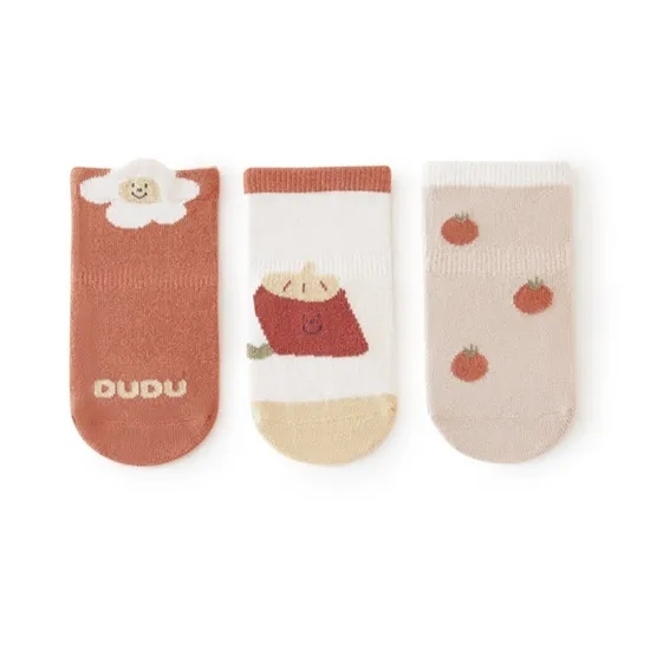 Factory Customization Baby High Elastic Indoor Socks Baby Cartoon Printed Anti Slip Socks Cotton Crew Socks for Baby