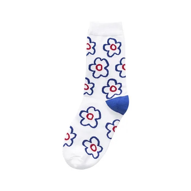 High Quality Fashion Women Crew Flower Slouch Tutu Socks