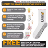 Women′s Anti-Slip Pilates Yoga Socks Thin Cotton with High Quality Embroidery Breathable Spandex Custom Logo Print Crew High