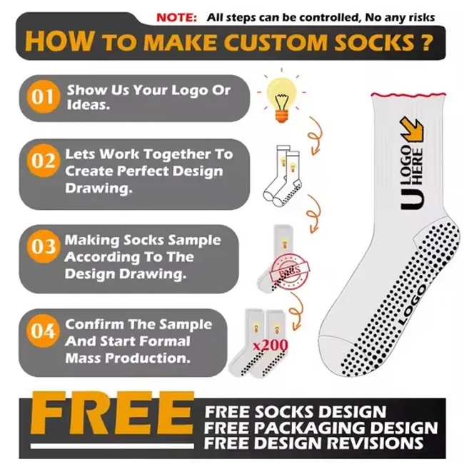 Women′s Anti-Slip Pilates Yoga Socks Thin Cotton with High Quality Embroidery Breathable Spandex Custom Logo Print Crew High