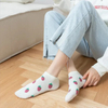 Cute Fruit Strawberry Striped Plaid Girl′s Crew Socks