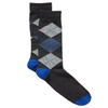 High Quality Custom Geometry Mens Business Mercerized Cotton Socks