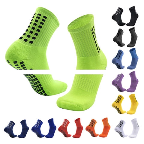Sport Equipment Supplier High Grip Mid Calf Football Socks for Soccer Training Matches