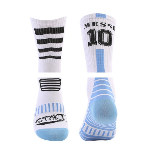 ODM Profession Breathable Custom Star Competition Socks Crew Football Socks Sports Socks For Men