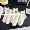 New Style N Combed Cotton Women Socks Custom Design Embroidery Logo Sport Socks