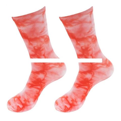 Men s Bamboo Athletic Tie Dye Crew Socks