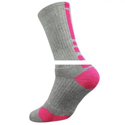 Profession Custom Colour Add Thickness Basketball Crew Towel Bottom Socks Outdoor Sports Socks For Unisex