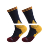 Premium Custom OEM Pattern Cotton Crew Socks Embroidery Custom Made Socks Design Own Socks