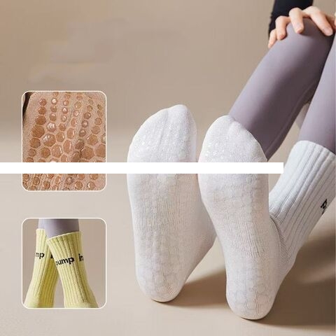 Custom Yoga socks Candy Color custom logo socks Free samples high quality indoor Pilates socks