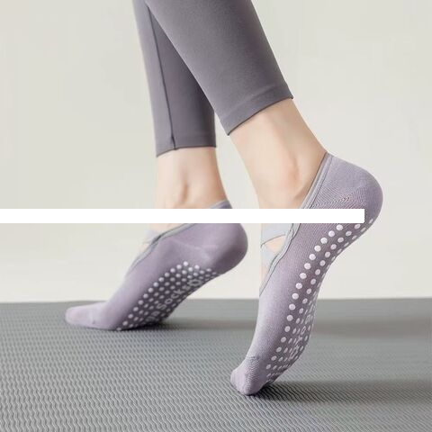 Professional five finger socks non slip breathable comfortable indoor fitness yoga socks custom design Pilates socks