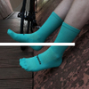 Hot Sell Colourful Grid Jacquard Knitting Pure Cotton Recycled Sustainable Custom Logo Cycling Sports Socks