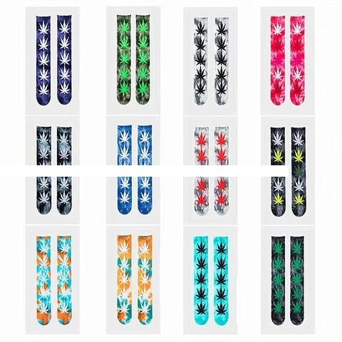 Factory Direct Sales Summer Tide Brand Tie Dye Men s Cotton Socks Breathable Sports Socks Custom Design Socks Wholesale