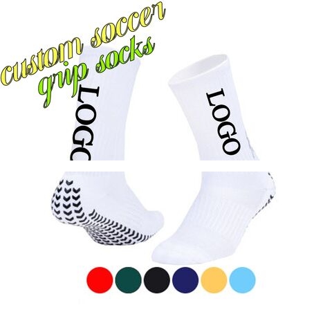 New design custom soccer grip socks manufacturer make sample comfortable your logo team name socks men socks