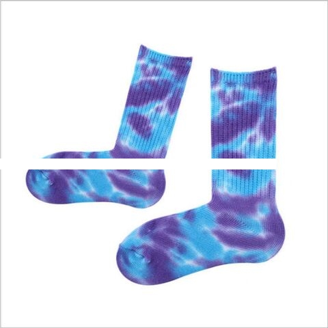 New Design Color Tie Dye Men s And Women s Sports Socks Cotton Socks Factory Wholesale Custom Socks