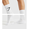 Custom brand logo knitting jacquard gym socks cotton crew sports gymnastics socks for gym sports