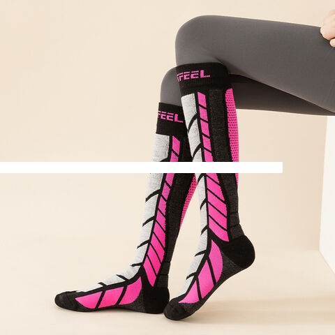 Hot sale Outdoor thickened towel bottom long leg sports socks
