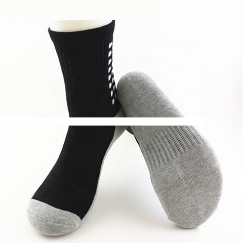 Promotion of high quality Anti Slip Mid Calf Running Long Cycling Grip Sport Socks
