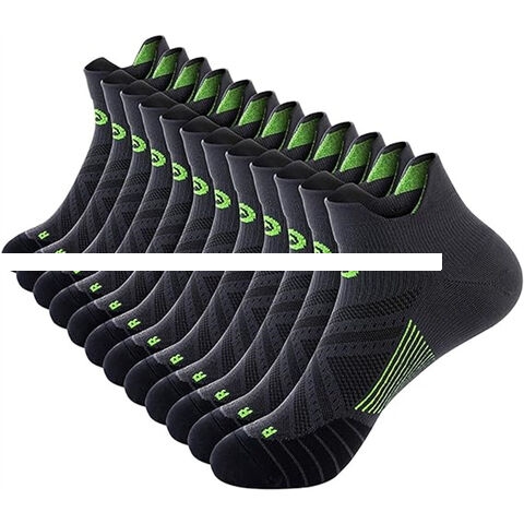 Custom Logo White Black Sports Socks Men Pattern Bamboo OEM Fashion Cotton for Man Design Compression Running Socks