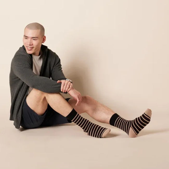 High Quality 100% Cotton Custom Classic Tartan Design Unisex Dress Crew Socks