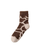 Winter Warm Thermal Fuzzy Fluffy Sherpa Cozy Indoor Home Floor Slipper Moire Pattern Combo Women Socks