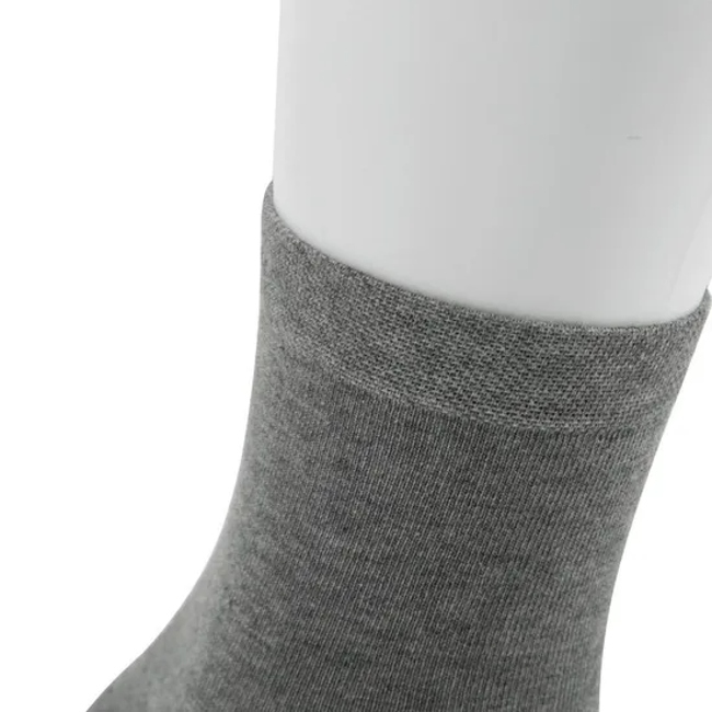Mens Work Bamboo Cotton Spandex Plain Brown Black Crew Tube Formal Luxury Business Dress Socks