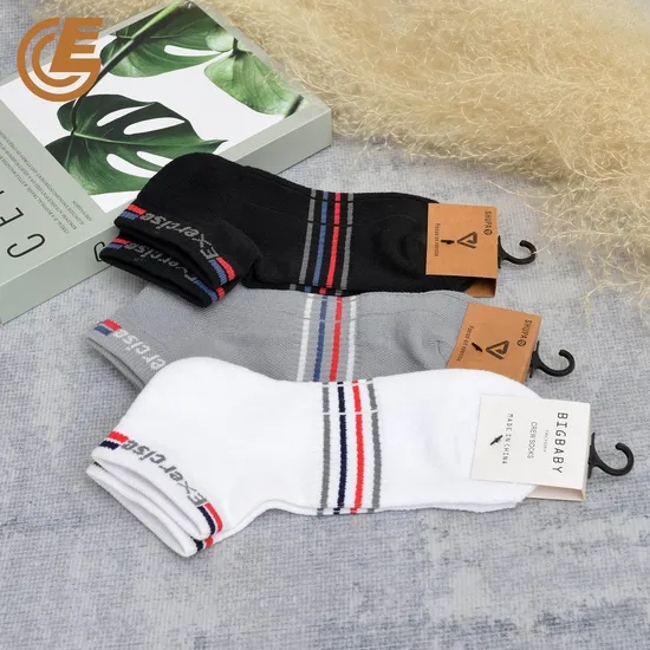 Wholesale Business Unisex Summer Cotton Anti-Slip Sports Crew Socks