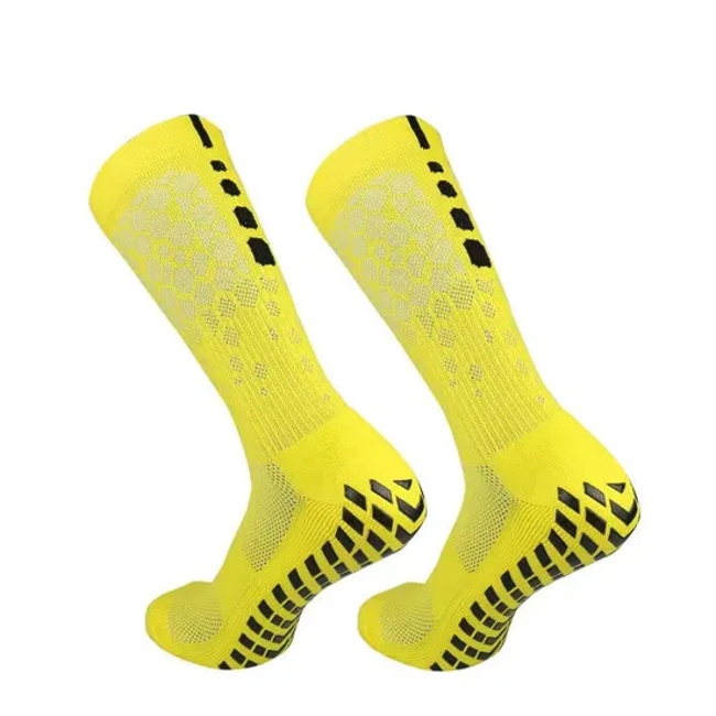 Non Slip MID Tube Soccer Adhesive Sports Socks Wholesale Customization