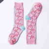 Autumn and Winter DOT Yarn Socks Women Sweet Thickened Warm MID-Calf Socks Stacked Socks MID-Calf Socks