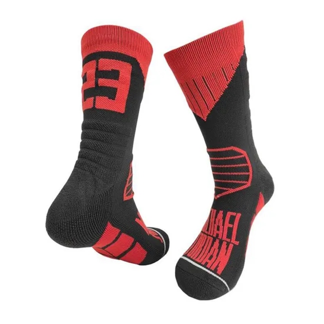 151-C32# MID-Calf Anti-Slip Football Training Socks for Adults