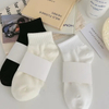 Solid Color Thin Student Sports Colored Ankle Socks