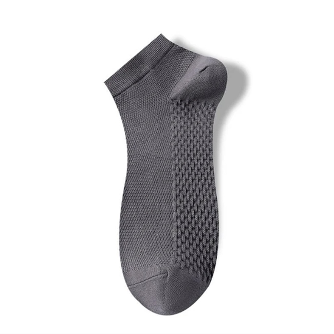 Solid Color Business Short Cotton Waist Summer Deodorization Sports Ankle Socks
